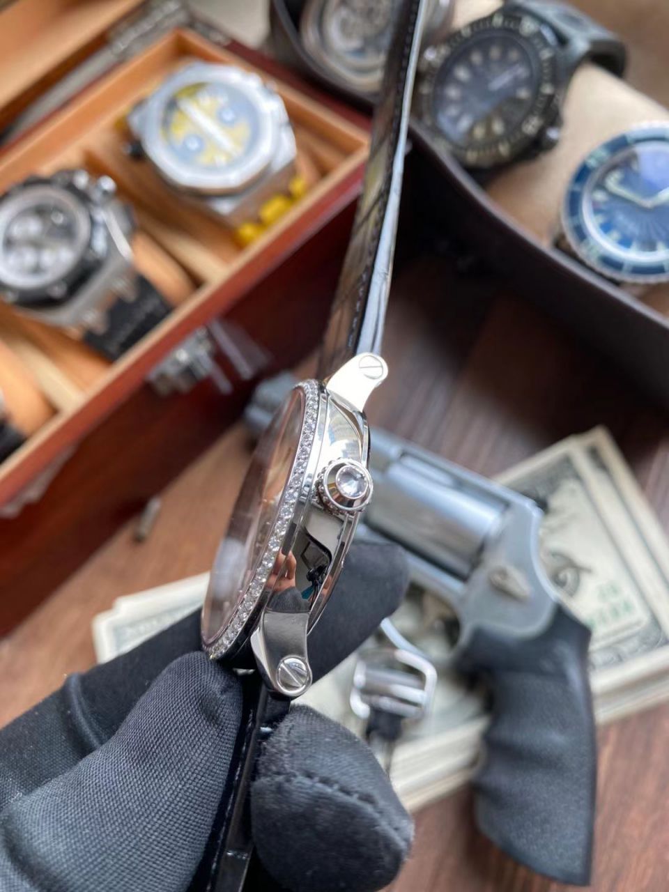 BBR Factory  Cartier  高级制表 Tourbillon 1比1高仿手表HPI00592，HPI00593 wrist watch  / K332