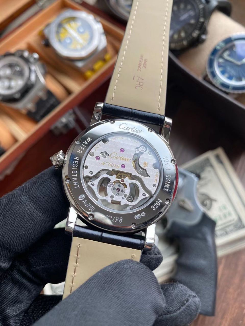 BBR Factory  Cartier  高级制表 Tourbillon 1比1高仿手表HPI00592，HPI00593 wrist watch  / K332