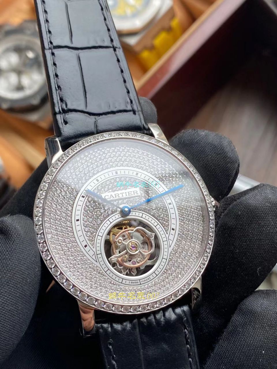 BBR Factory  Cartier  高级制表 Tourbillon 1比1高仿手表HPI00592，HPI00593 wrist watch  / K332