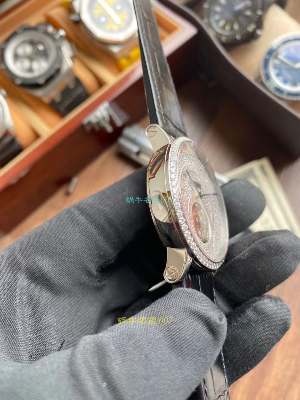 BBR Factory  Cartier  高级制表 Tourbillon 1比1高仿手表HPI00592，HPI00593 wrist watch  / K332