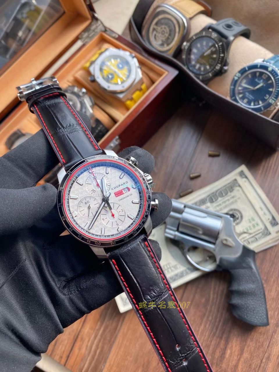 ‍【视频 评测】七星努荐 V7神器 V7 Factory V2版本 Chopard 赛车一比一复刻高仿手表 / XB083