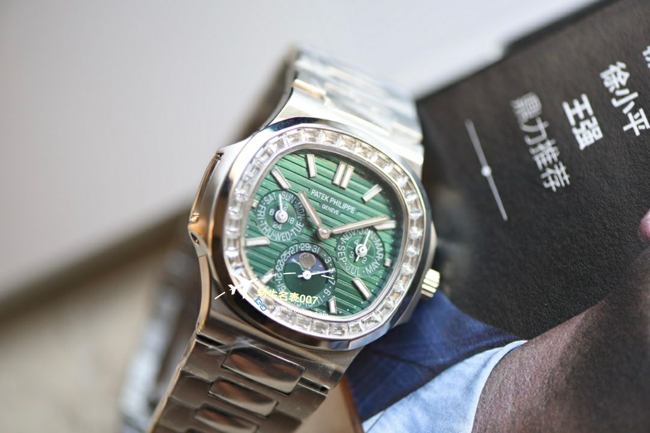  Video analysis TW Factory  PATEK PHILIPPE  top 复刻高仿手表运动优雅系列 Nautilus 5740/1G-001 wrist watch  / BD369
