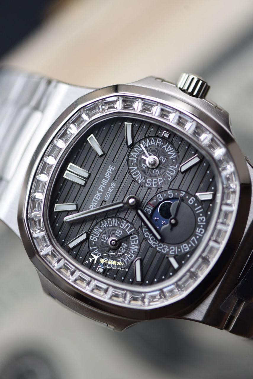  Video analysis TW Factory  PATEK PHILIPPE  top 复刻高仿手表运动优雅系列 Nautilus 5740/1G-001 wrist watch  / BD369