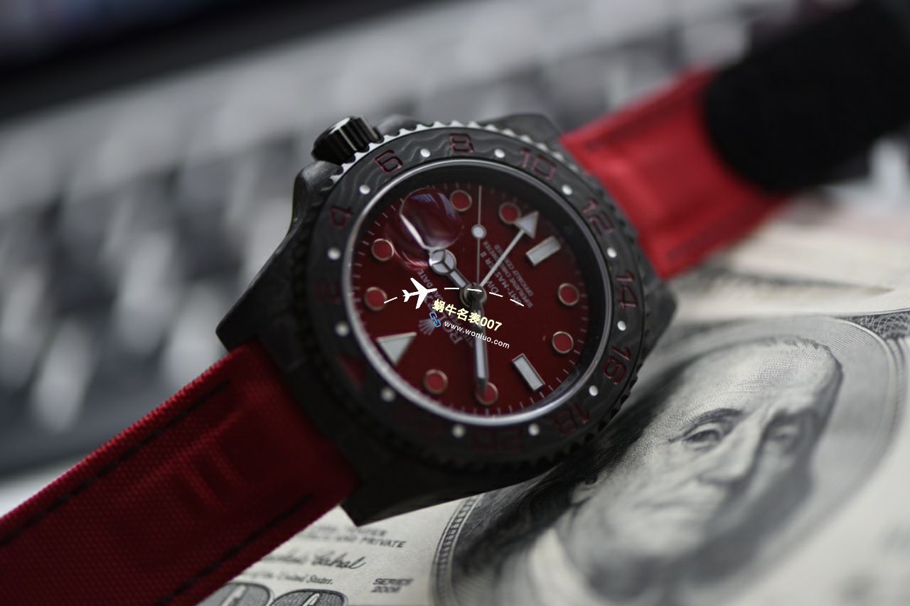  Video analysis  copy customized 一比一高仿手表diw carbon fiber  Rolex  GMT MASTER  / R760