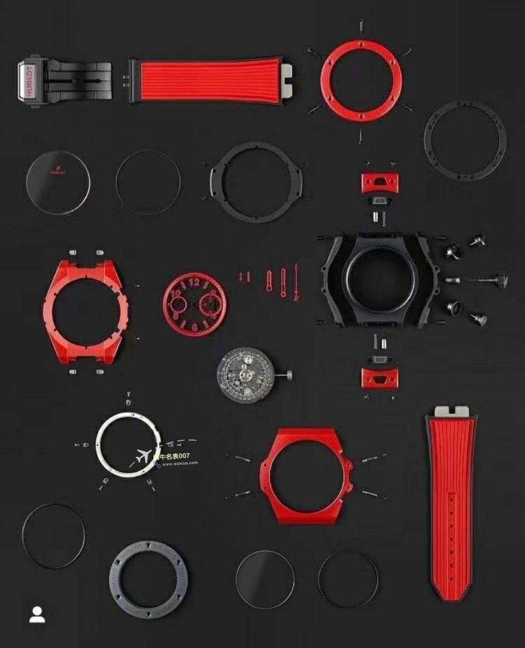  Video analysis ZF top 复刻高仿彩色 Composite  hublot BIG BANG系列441.HX.1170.RX，441.CY.471Y.RX wrist watch  / YB121