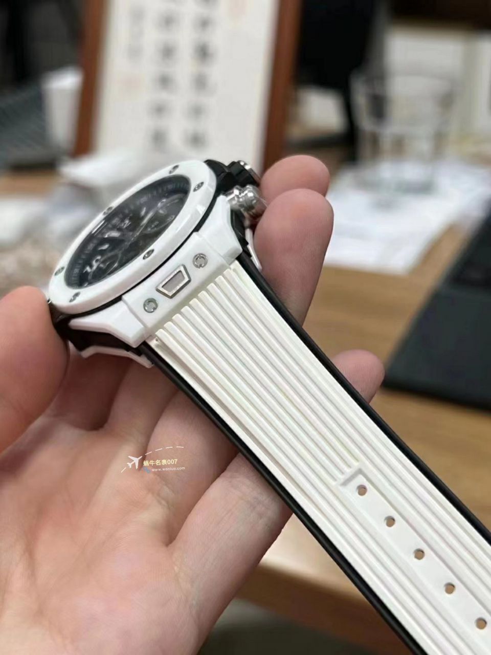  Video analysis ZF top 复刻高仿彩色 Composite  hublot BIG BANG系列441.HX.1170.RX，441.CY.471Y.RX wrist watch  / YB121