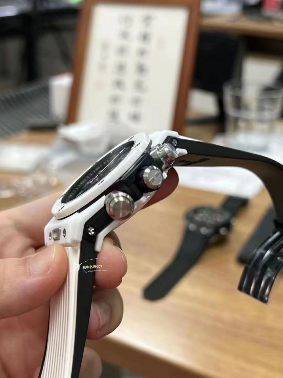  Video analysis ZF top 复刻高仿彩色 Composite  hublot BIG BANG系列441.HX.1170.RX，441.CY.471Y.RX wrist watch  / YB121