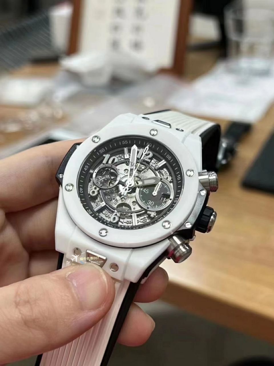  Video analysis ZF top 复刻高仿彩色 Composite  hublot BIG BANG系列441.HX.1170.RX，441.CY.471Y.RX wrist watch  / YB121