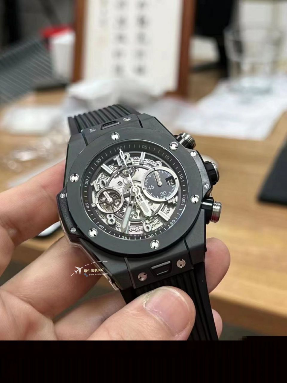  Video analysis ZF top 复刻高仿彩色 Composite  hublot BIG BANG系列441.HX.1170.RX，441.CY.471Y.RX wrist watch  / YB121