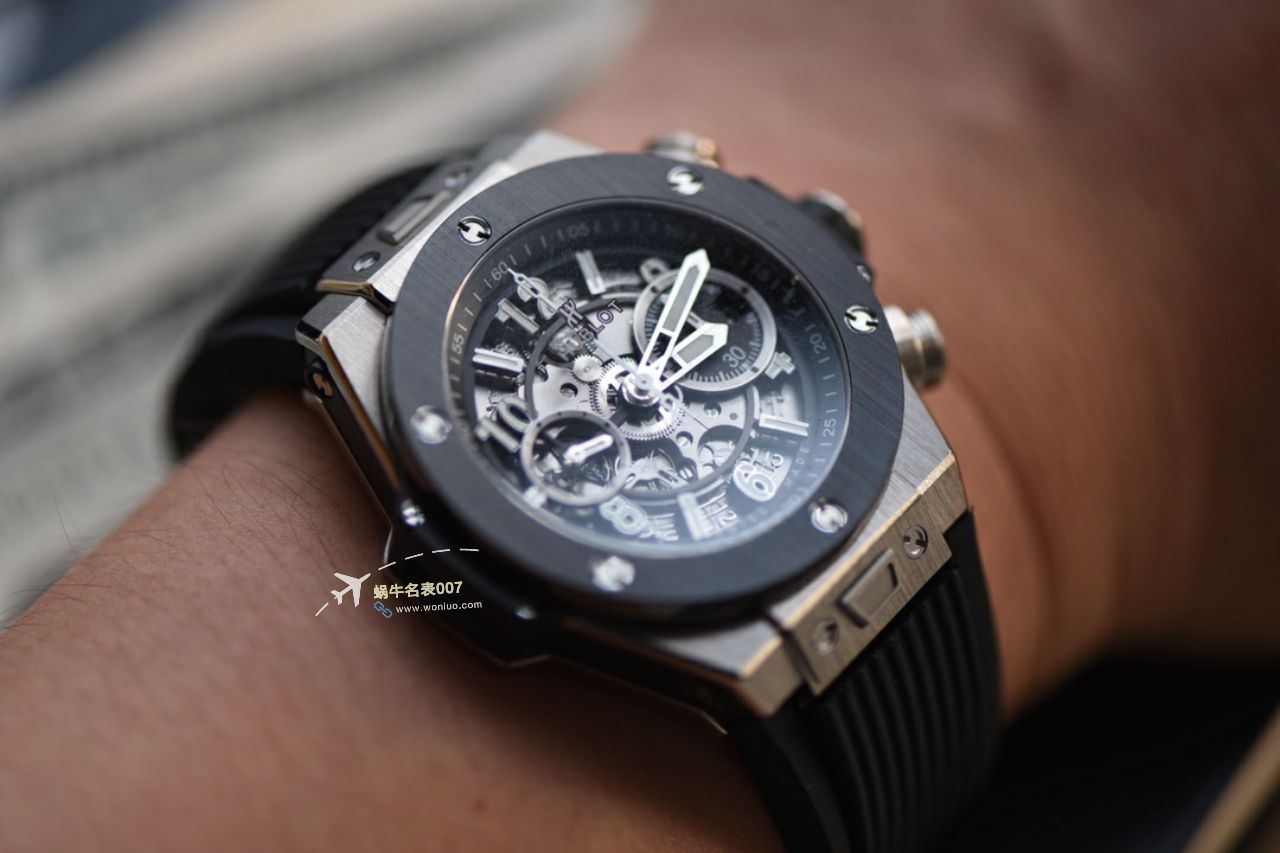  Video analysis ZF top 复刻高仿彩色 Composite  hublot BIG BANG系列441.HX.1170.RX，441.CY.471Y.RX wrist watch  / YB121