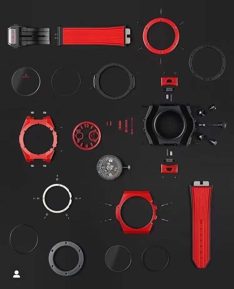  Video analysis ZF top 复刻高仿彩色 Composite  hublot BIG BANG系列441.HX.1170.RX，441.CY.471Y.RX wrist watch  / YB121