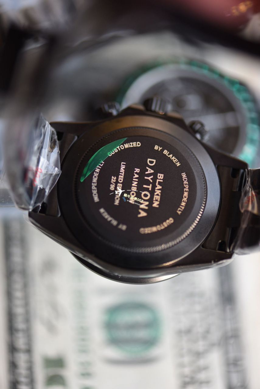 NOOB殿堂级玩物N Factory 4130 Movement  Rolex  Ditongna 改装而成的 top 复刻高仿blaken wrist watch  / R762