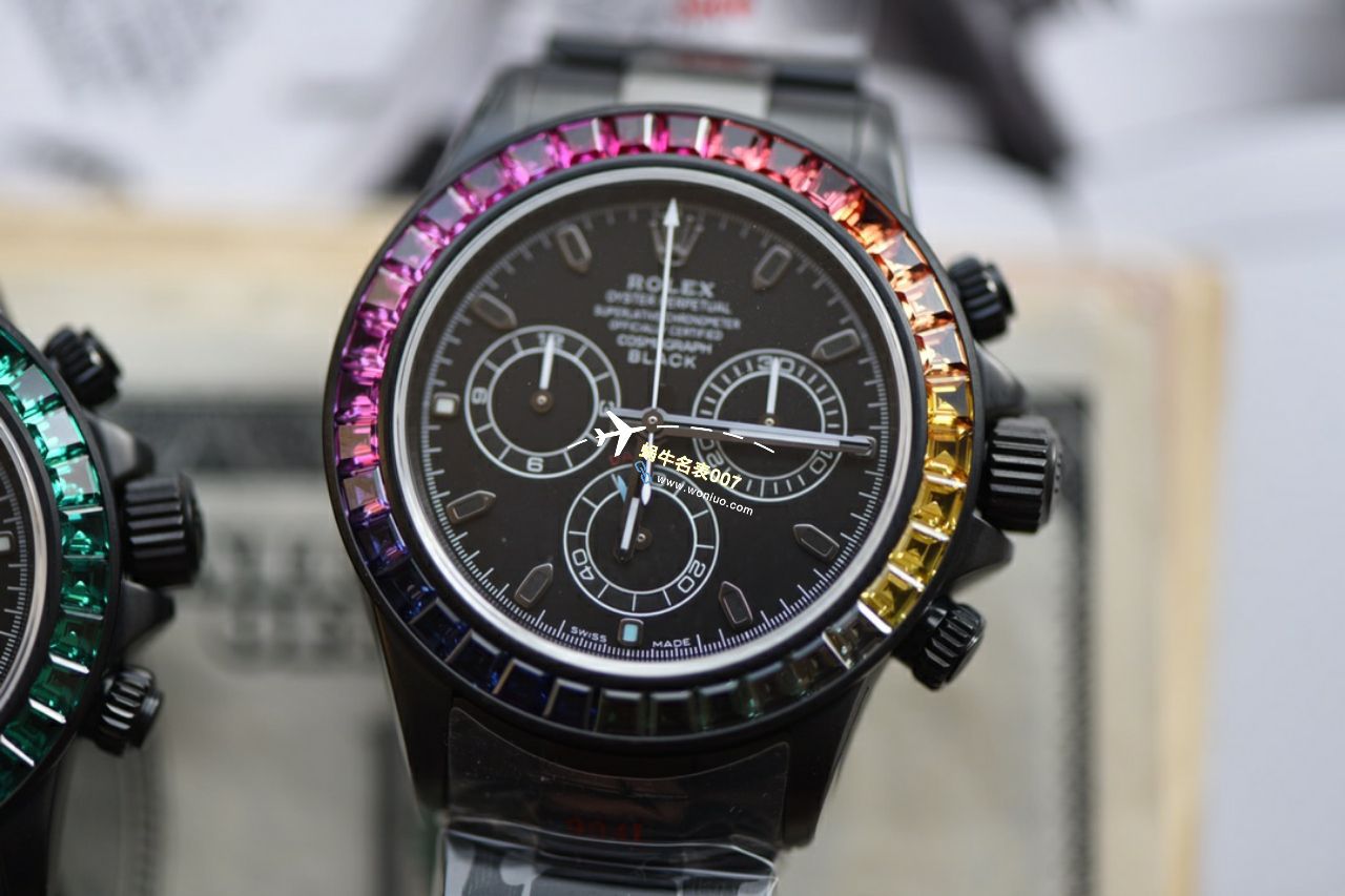 NOOB殿堂级玩物N Factory 4130 Movement  Rolex  Ditongna 改装而成的 top 复刻高仿blaken wrist watch  / R762