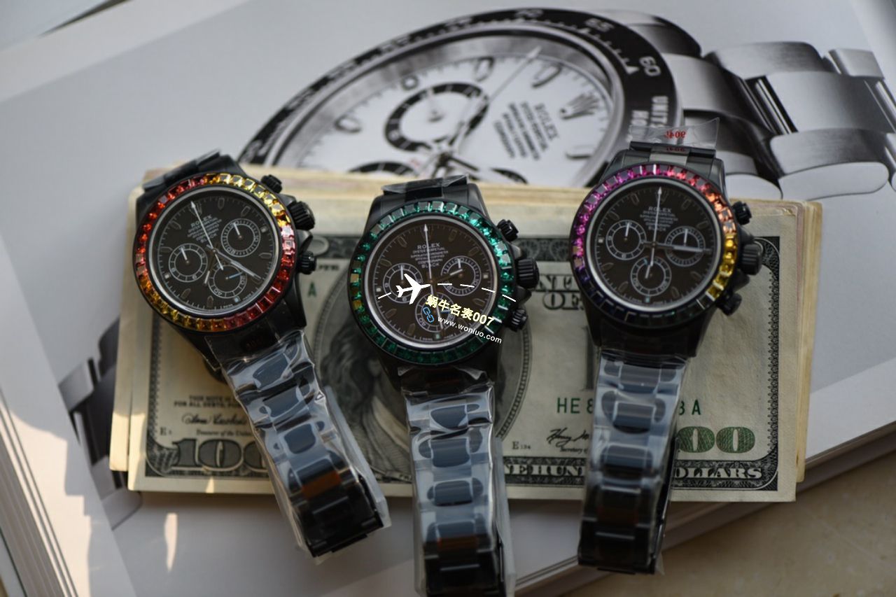 NOOB殿堂级玩物N Factory 4130 Movement  Rolex  Ditongna 改装而成的 top 复刻高仿blaken wrist watch  / R762