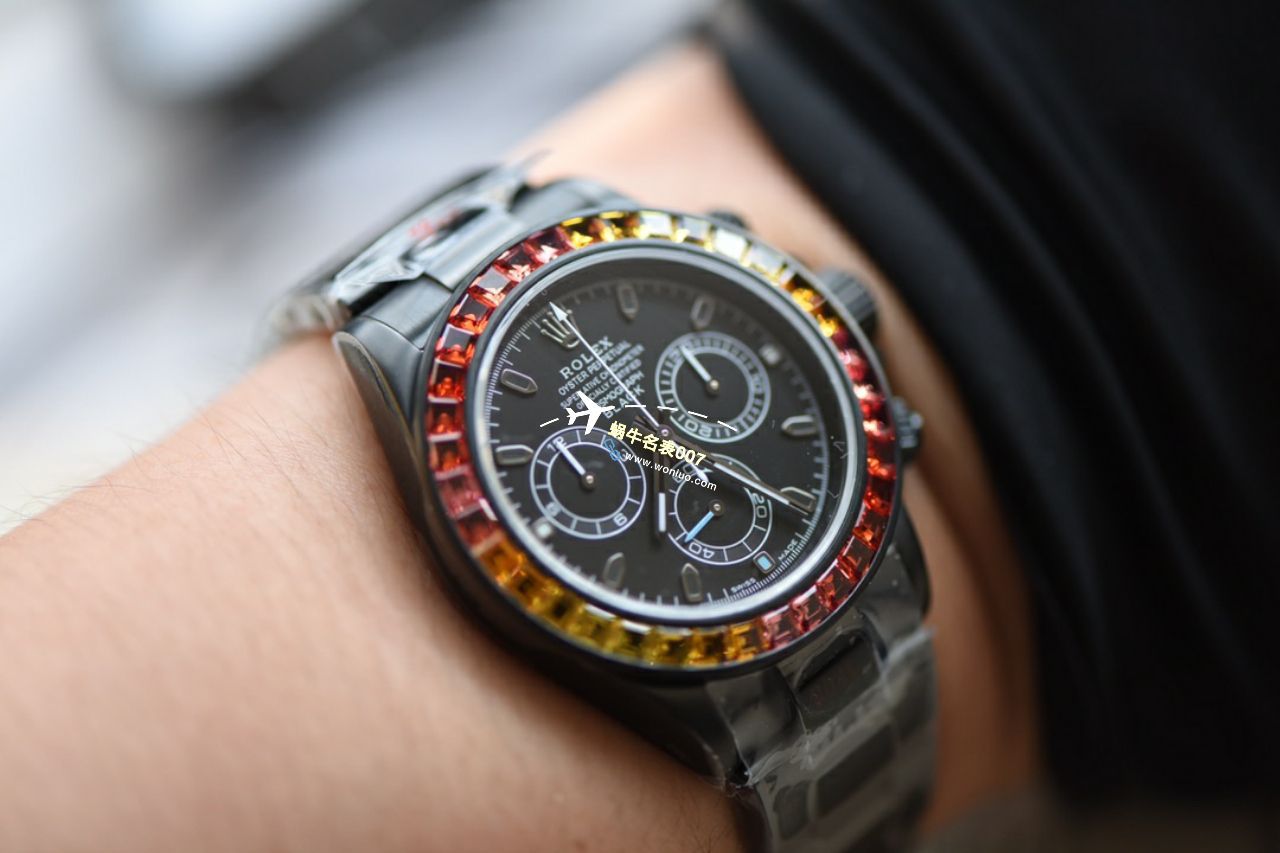 NOOB殿堂级玩物N Factory 4130 Movement  Rolex  Ditongna 改装而成的 top 复刻高仿blaken wrist watch  / R762