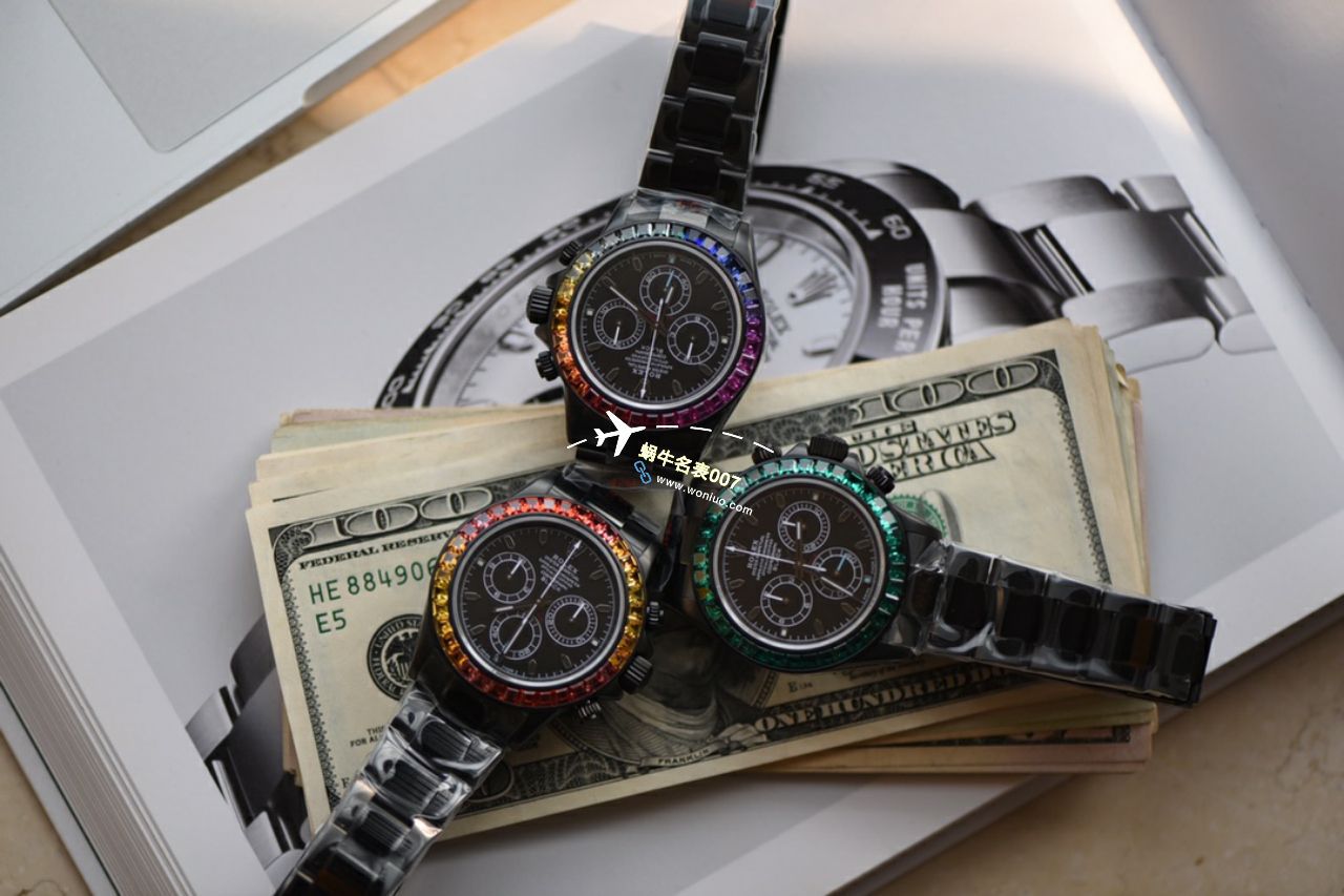 NOOB殿堂级玩物N Factory 4130 Movement  Rolex  Ditongna 改装而成的 top 复刻高仿blaken wrist watch  / R762