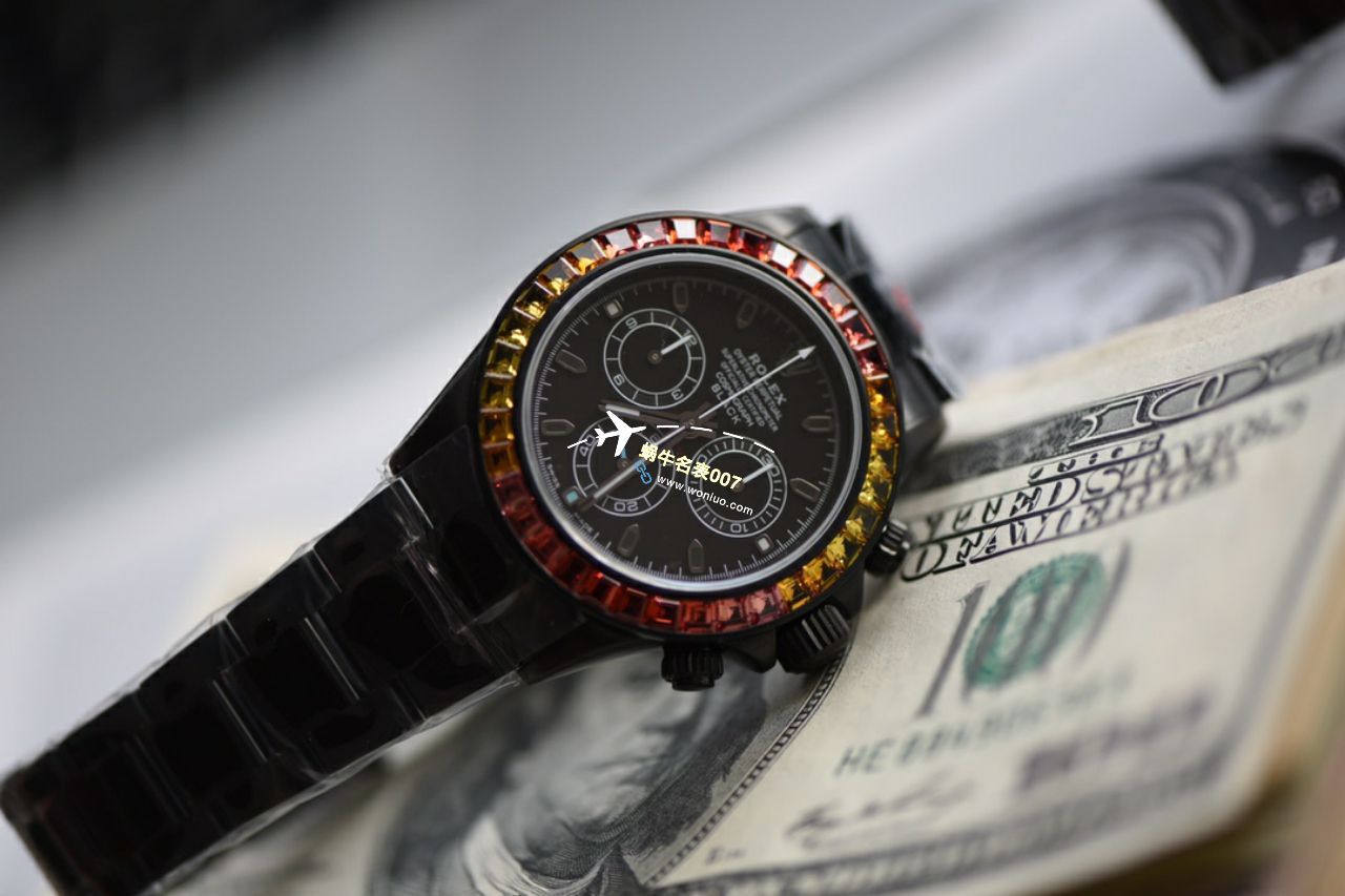 NOOB殿堂级玩物N Factory 4130 Movement  Rolex  Ditongna 改装而成的 top 复刻高仿blaken wrist watch  / R762