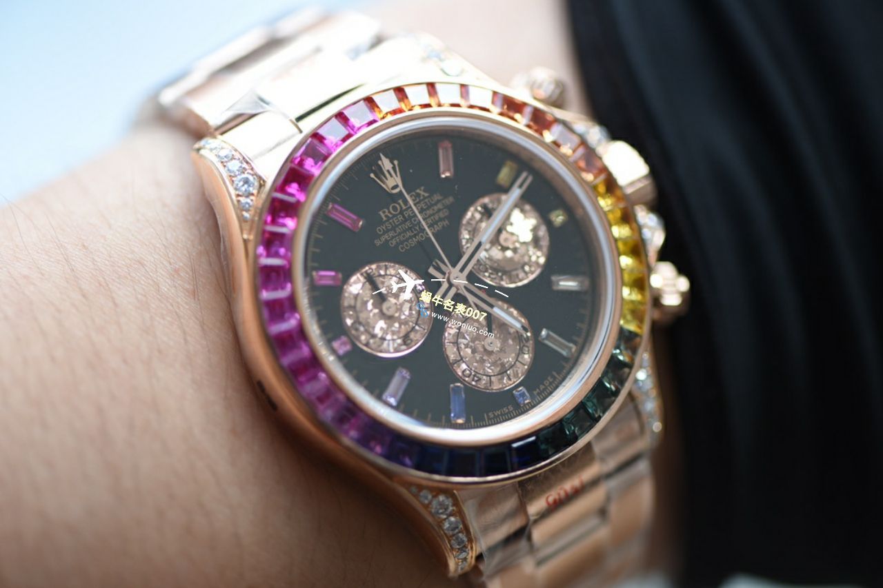 NOOB殿堂级玩物N Factory 4130 Movement  Rolex  Ditongna 改装而成的 top 复刻高仿blaken wrist watch  / R762
