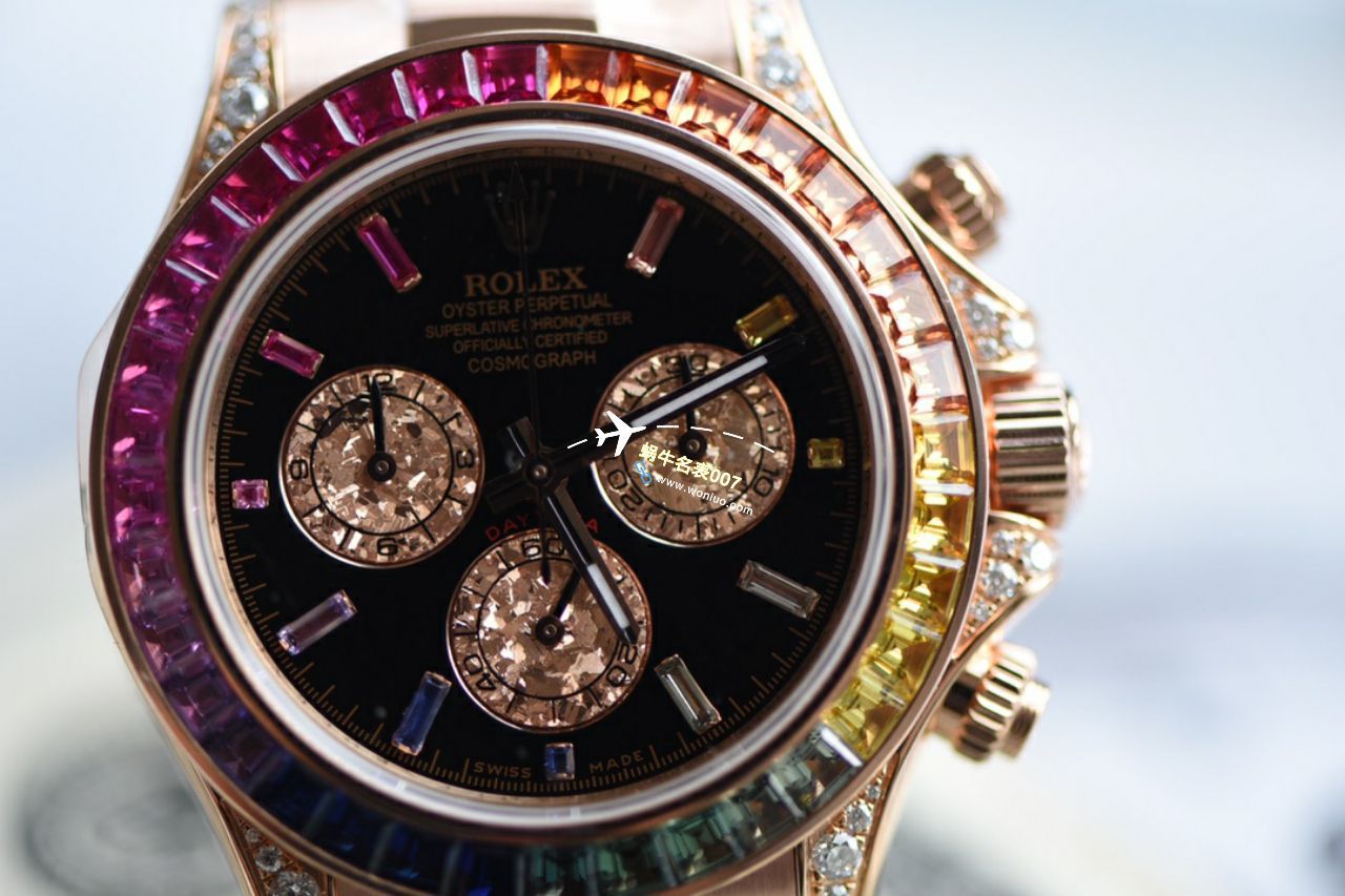 NOOB殿堂级玩物N Factory 4130 Movement  Rolex  Ditongna 改装而成的 top 复刻高仿blaken wrist watch  / R762