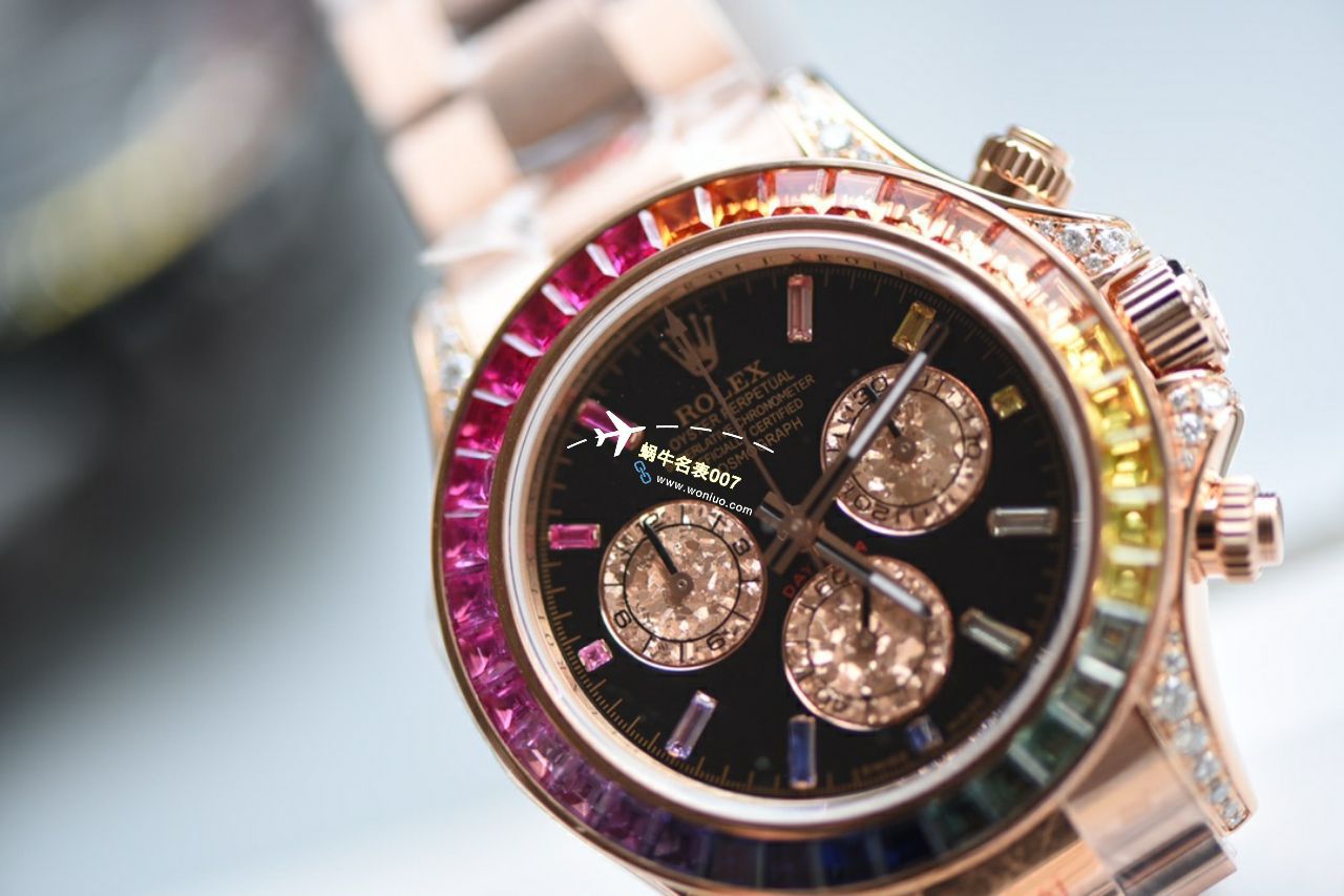 NOOB殿堂级玩物N Factory 4130 Movement  Rolex  Ditongna 改装而成的 top 复刻高仿blaken wrist watch  / R762