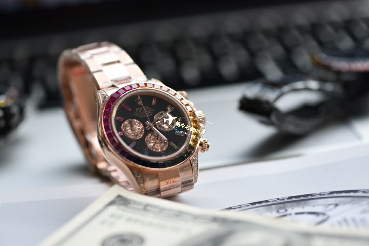 NOOB殿堂级玩物N Factory 4130 Movement  Rolex  Ditongna 改装而成的 top 复刻高仿blaken wrist watch  / R762