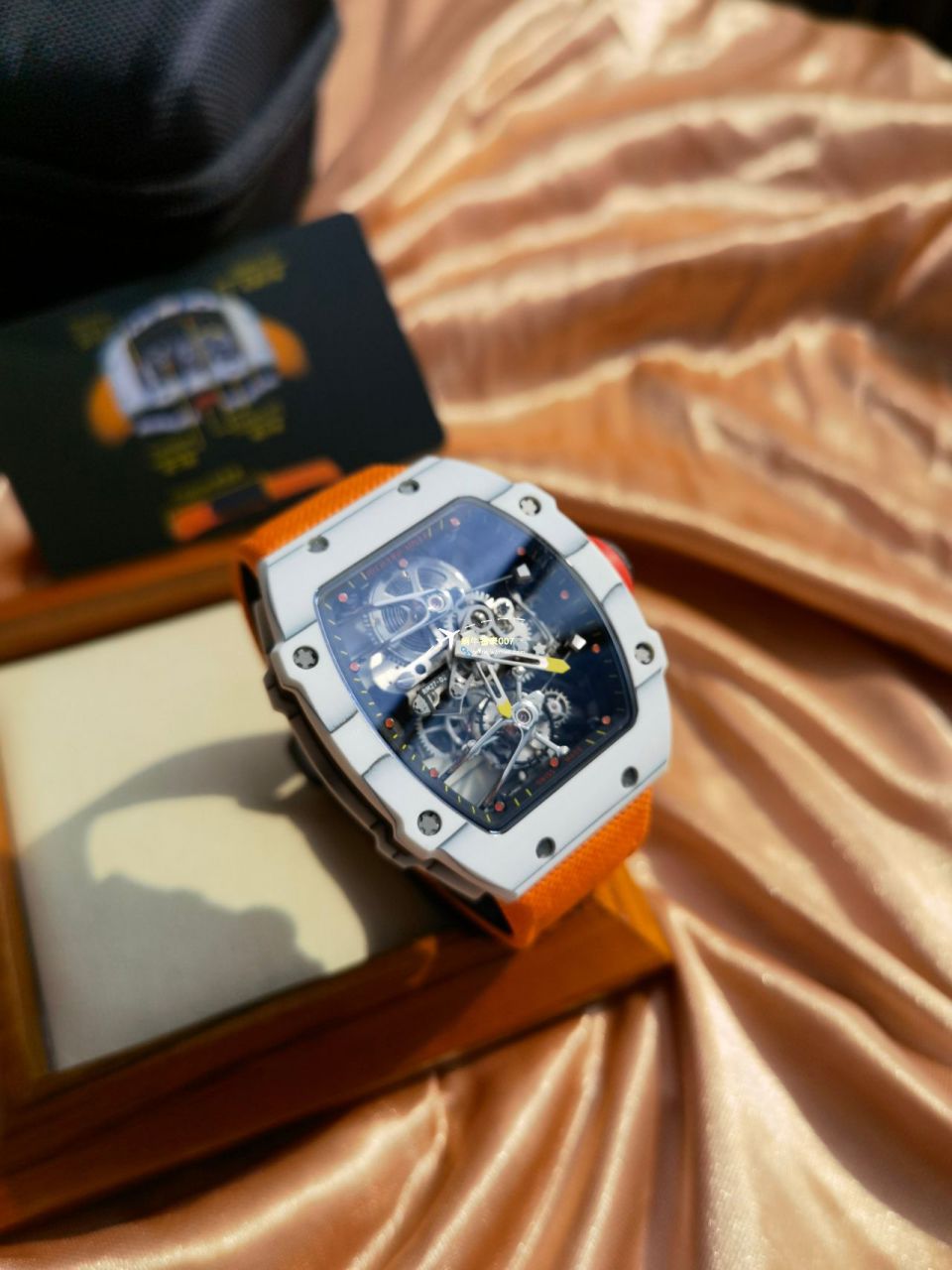 RM 27-02 真 Tourbillon RICHARD MILLE （ Richard Miller 一比一超A高仿手表） / GQRM27-02