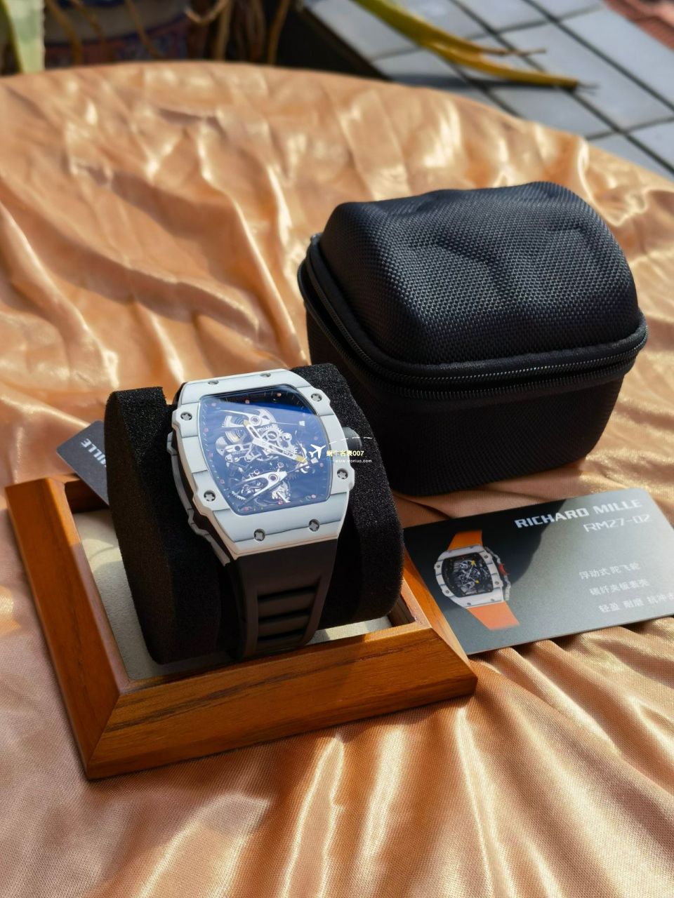 RM 27-02 真 Tourbillon RICHARD MILLE （ Richard Miller 一比一超A高仿手表） / GQRM27-02