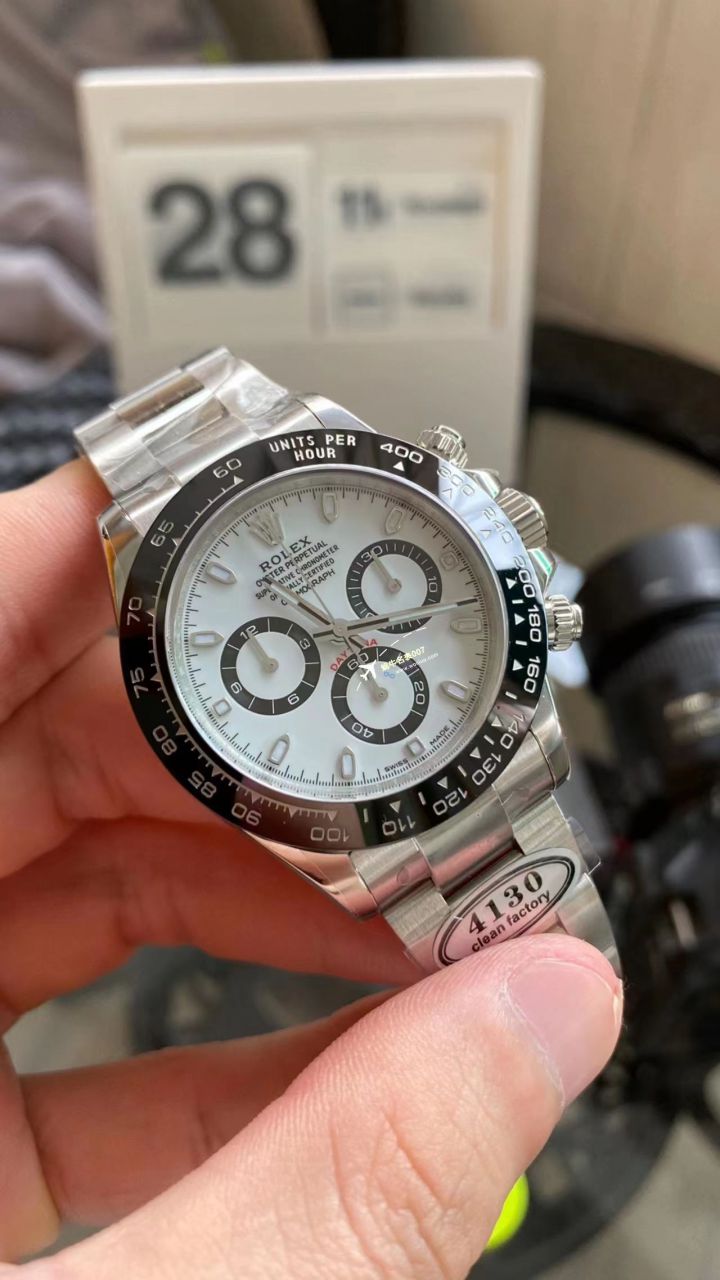  Video analysis clean Factory 4130 Movement  Rolex  Ditongna 熊猫迪m116500ln-0001等 top 一比一高仿手表 / R763