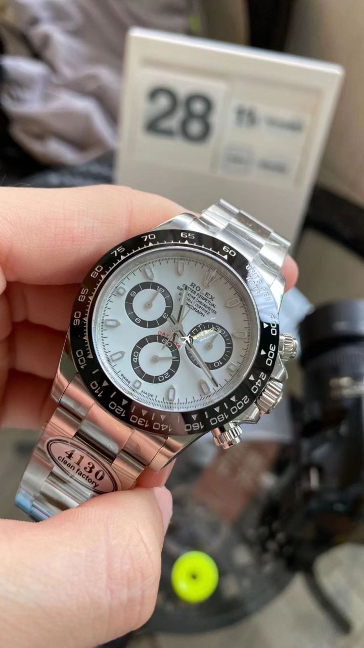  Video analysis clean Factory 4130 Movement  Rolex  Ditongna 熊猫迪m116500ln-0001等 top 一比一高仿手表 / R763