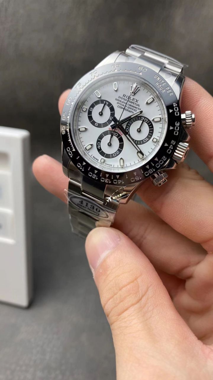  Video analysis clean Factory 4130 Movement  Rolex  Ditongna 熊猫迪m116500ln-0001等 top 一比一高仿手表 / R763
