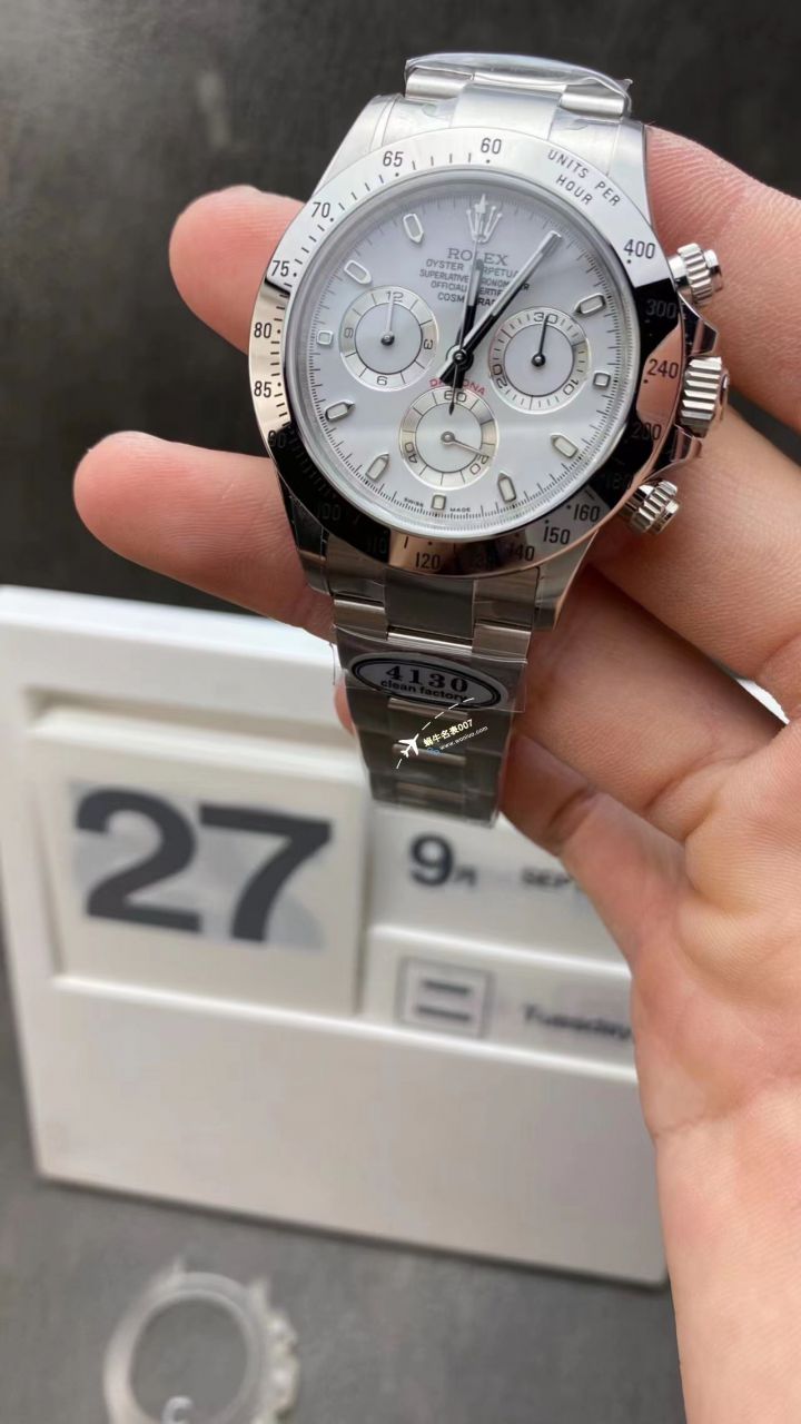  Video analysis clean Factory 4130 Movement  Rolex  Ditongna 熊猫迪m116500ln-0001等 top 一比一高仿手表 / R763