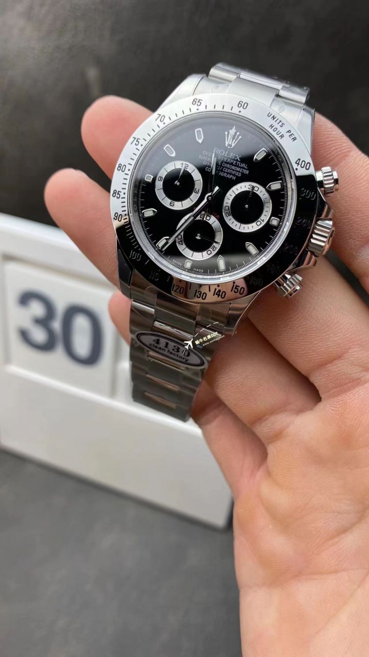  Video analysis clean Factory 4130 Movement  Rolex  Ditongna 熊猫迪m116500ln-0001等 top 一比一高仿手表 / R763
