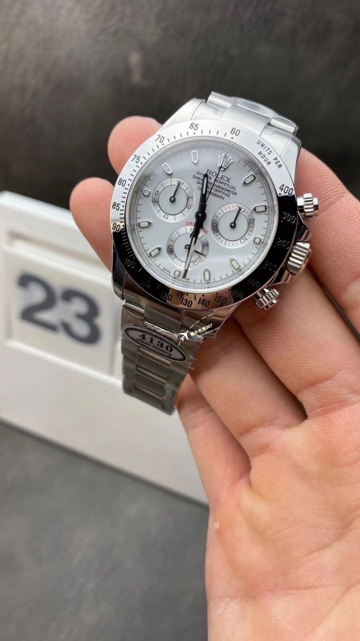  Video analysis clean Factory 4130 Movement  Rolex  Ditongna 熊猫迪m116500ln-0001等 top 一比一高仿手表 / R763