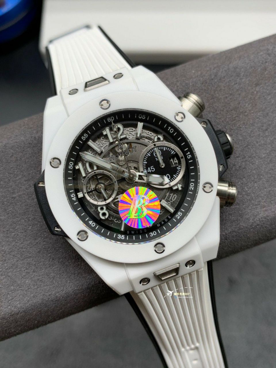  Video analysis ZF top 复刻高仿彩色 Composite  hublot BIG BANG系列441.HX.1170.RX，441.CY.471Y.RX wrist watch  / YB121
