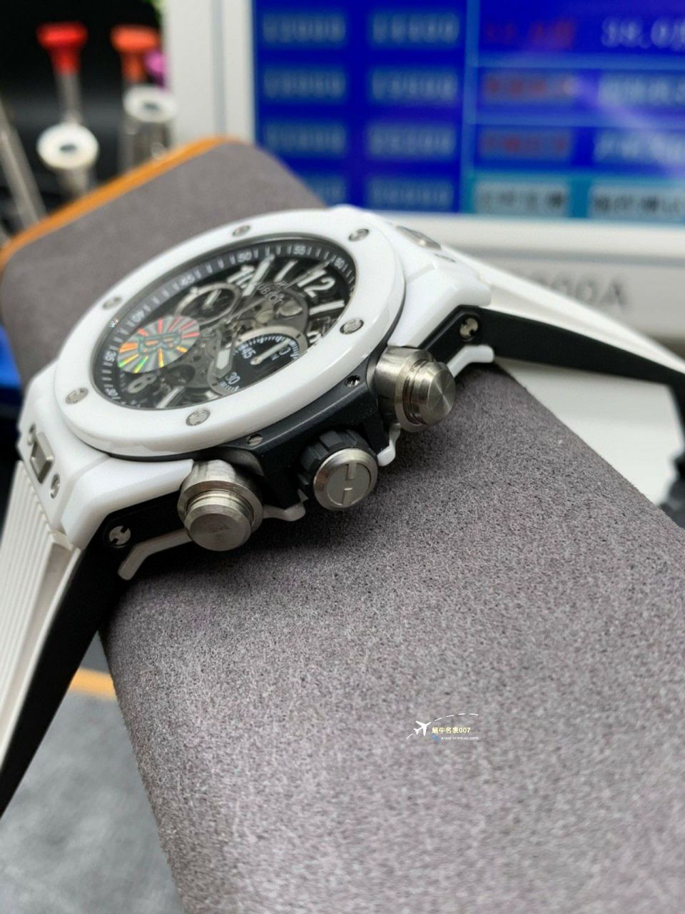  Video analysis ZF top 复刻高仿彩色 Composite  hublot BIG BANG系列441.HX.1170.RX，441.CY.471Y.RX wrist watch  / YB121