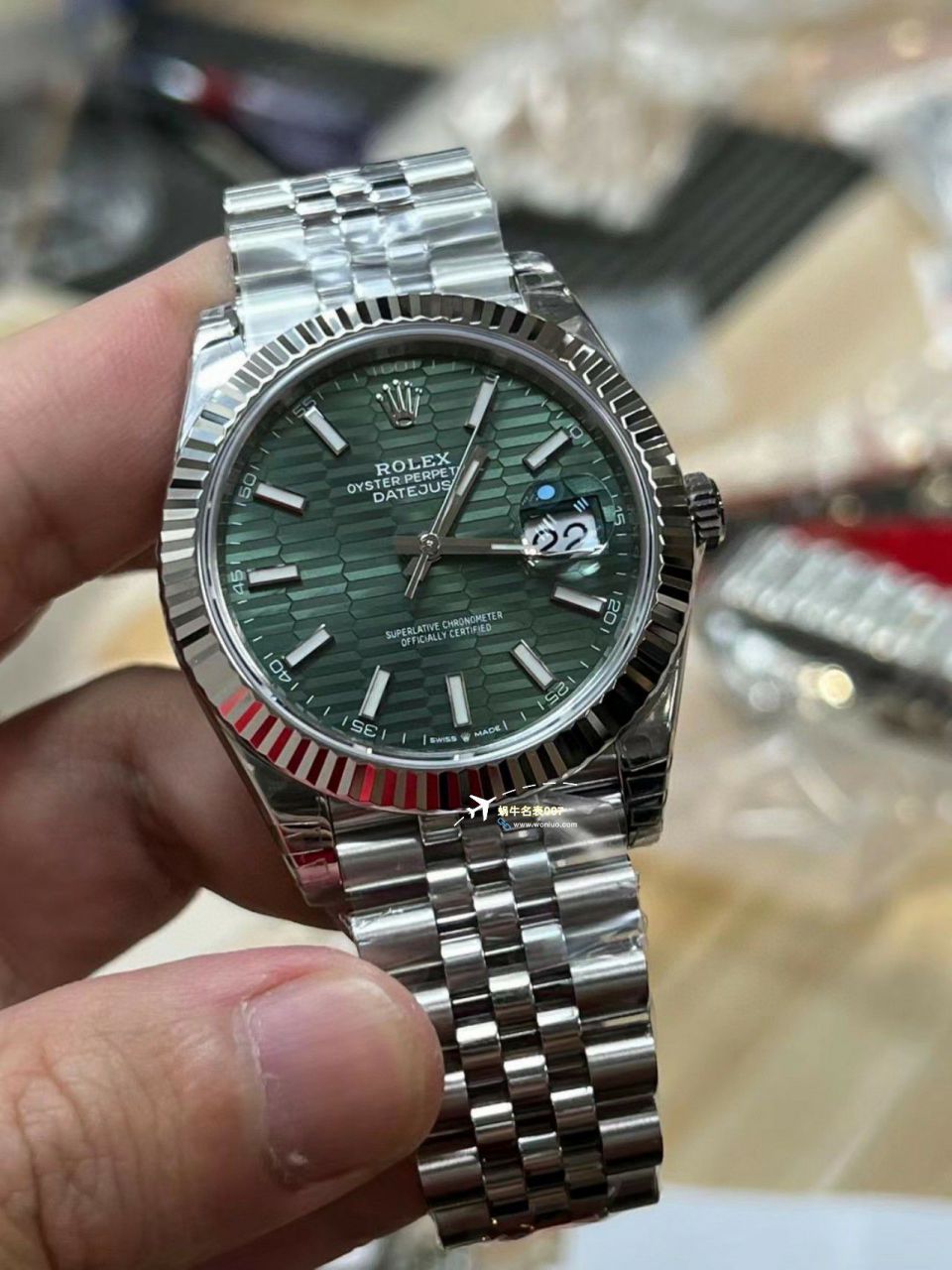 VS Factory  top 复刻手表 Rolex 41  Datejust 格子纹高仿m126334-0030，m126334-0031 wrist watch  / R765