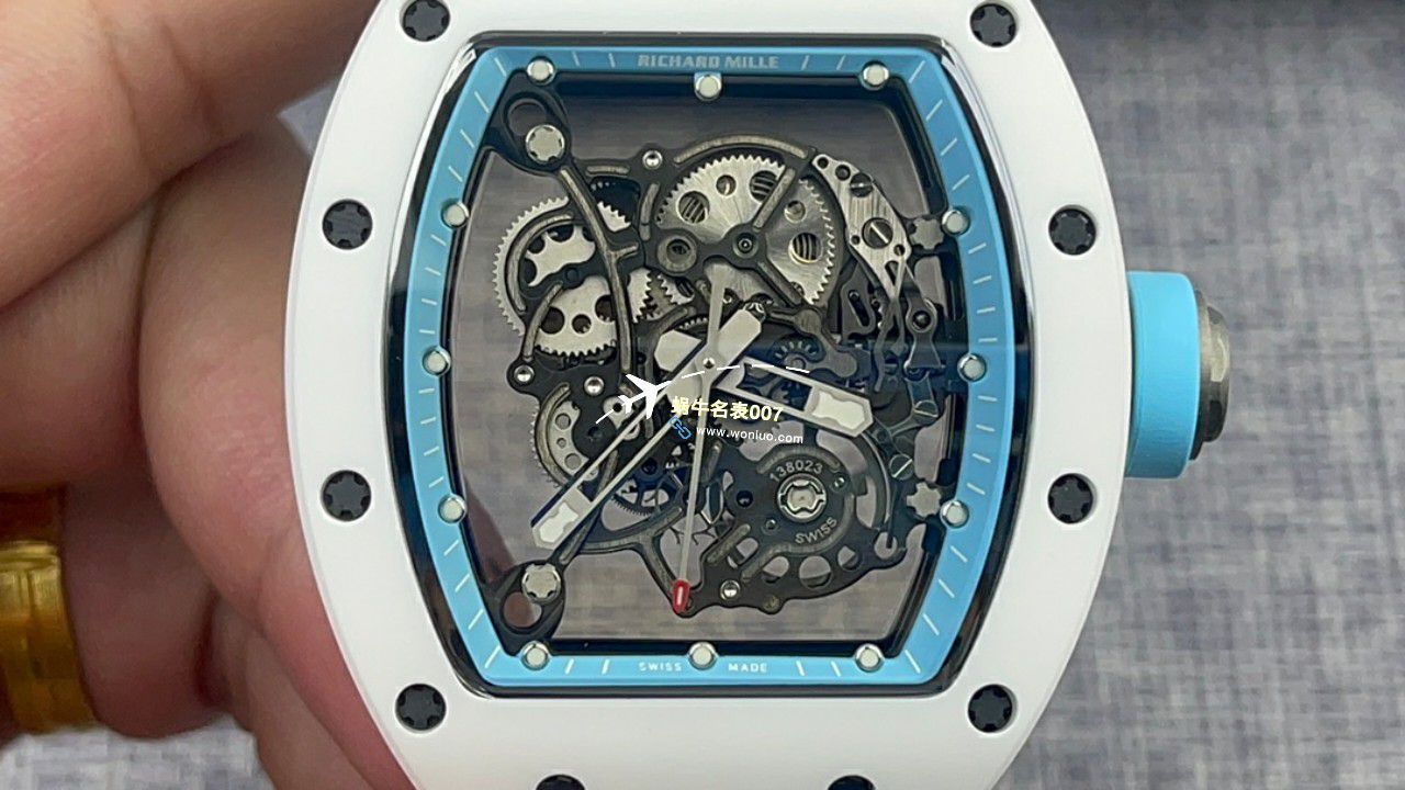 BBR Factory 一比一复刻高仿 RICHARD MILLE RM055一体 Movement 手表/六点位飞轮可转 / BBRRMO55