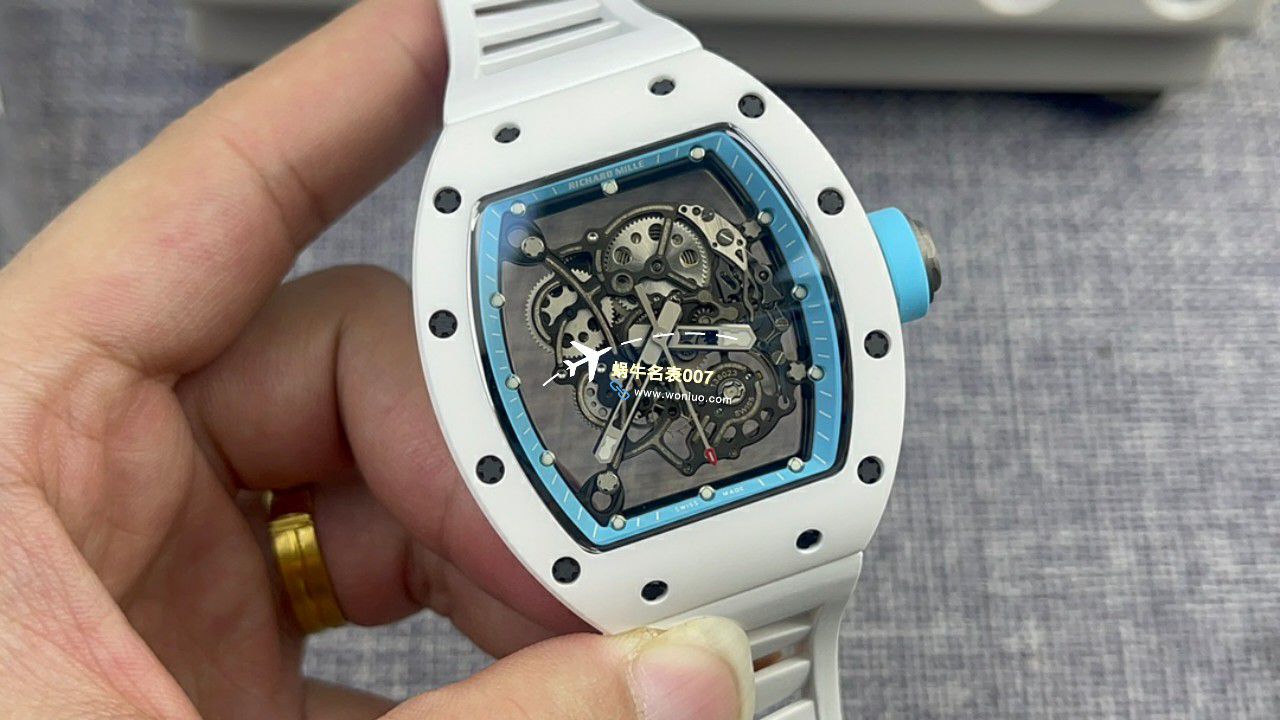 BBR Factory 一比一复刻高仿 RICHARD MILLE RM055一体 Movement 手表/六点位飞轮可转 / BBRRMO55