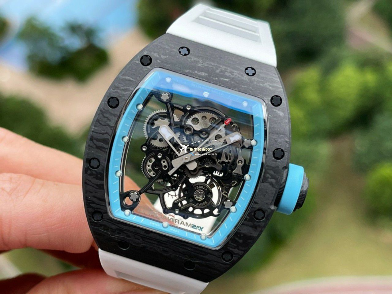 BBR Factory 一比一复刻高仿 RICHARD MILLE RM055一体 Movement 手表/六点位飞轮可转 / BBRRMO55
