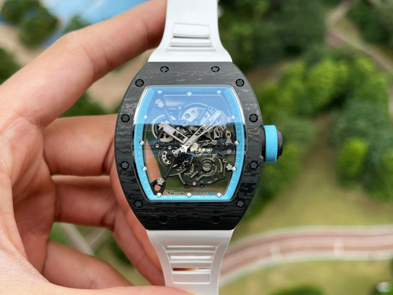 BBR Factory 一比一复刻高仿 RICHARD MILLE RM055一体 Movement 手表/六点位飞轮可转 / BBRRMO55