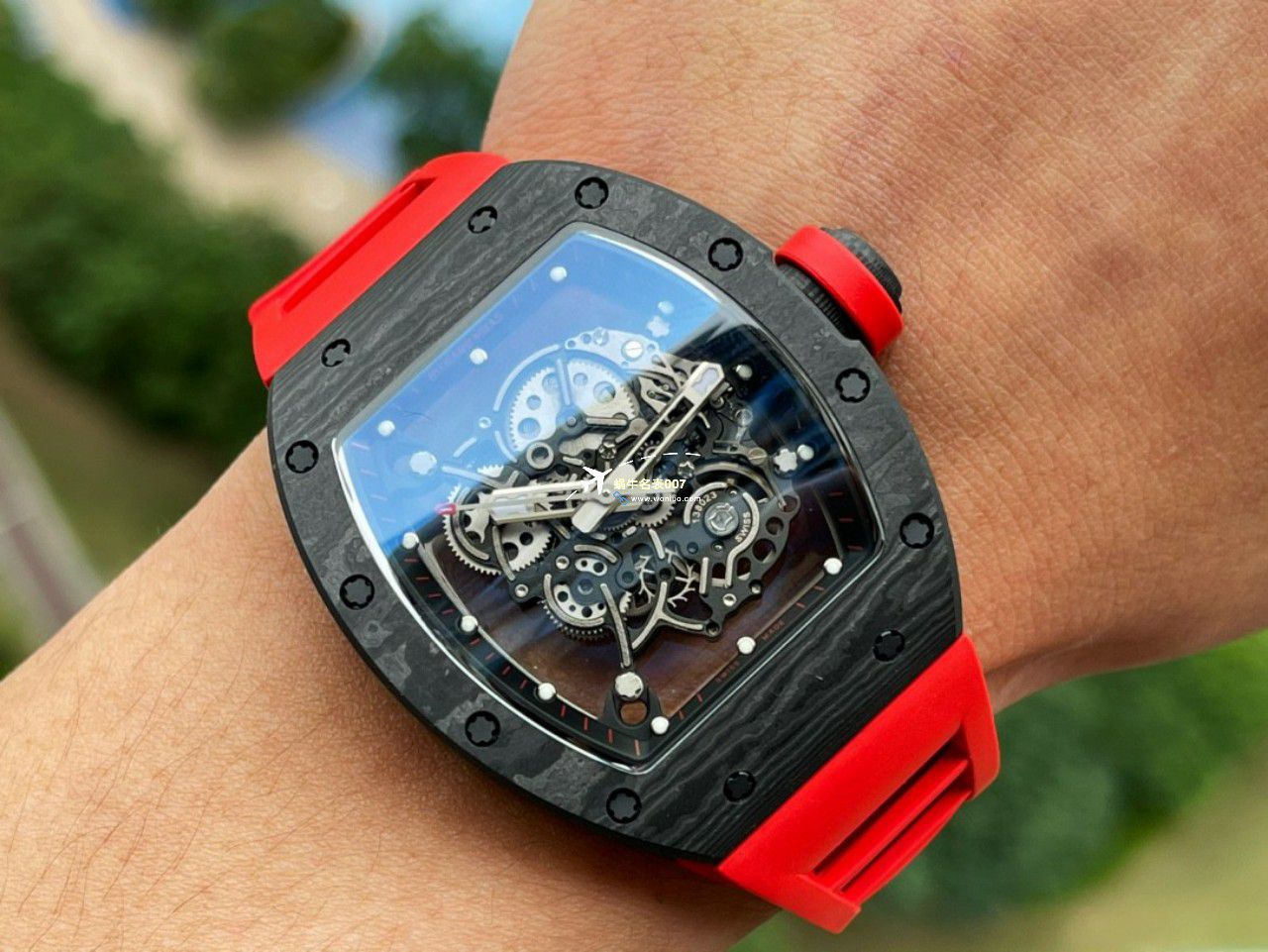 BBR Factory 一比一复刻高仿 RICHARD MILLE RM055一体 Movement 手表/六点位飞轮可转 / BBRRMO55