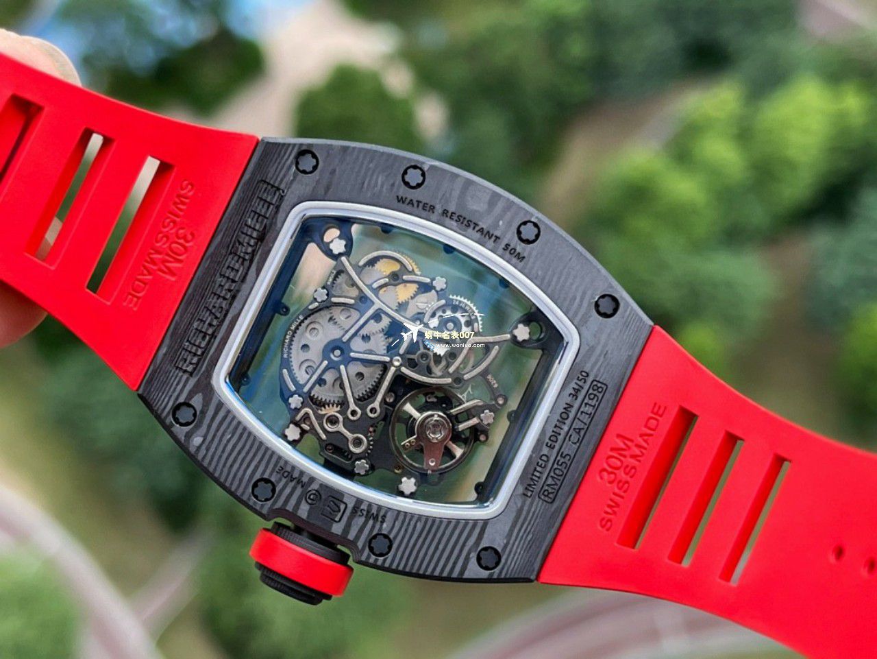 BBR Factory 一比一复刻高仿 RICHARD MILLE RM055一体 Movement 手表/六点位飞轮可转 / BBRRMO55
