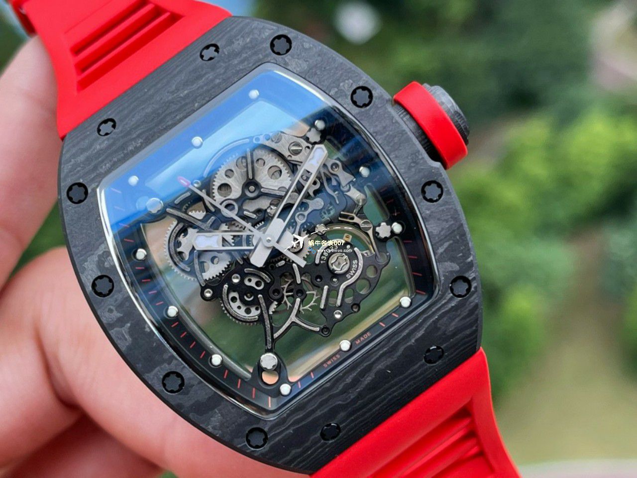 BBR Factory 一比一复刻高仿 RICHARD MILLE RM055一体 Movement 手表/六点位飞轮可转 / BBRRMO55