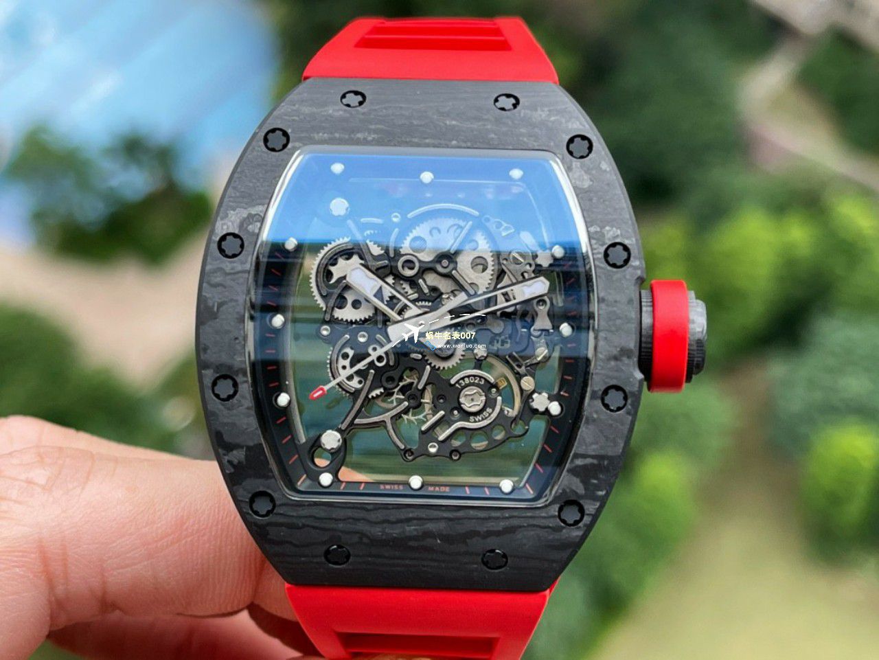 BBR Factory 一比一复刻高仿 RICHARD MILLE RM055一体 Movement 手表/六点位飞轮可转 / BBRRMO55