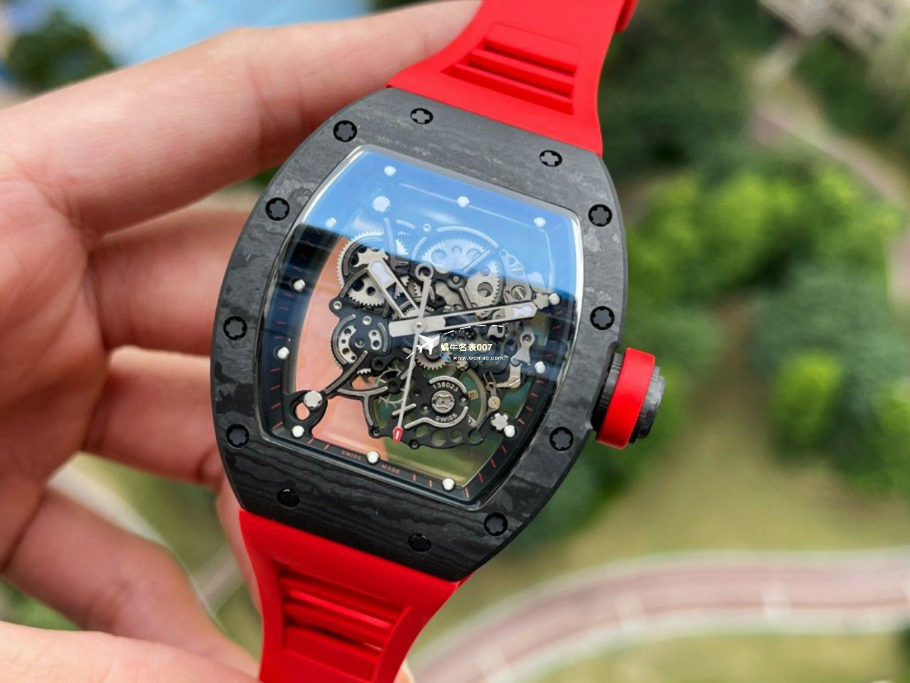 BBR Factory 一比一复刻高仿 RICHARD MILLE RM055一体 Movement 手表/六点位飞轮可转 / BBRRMO55