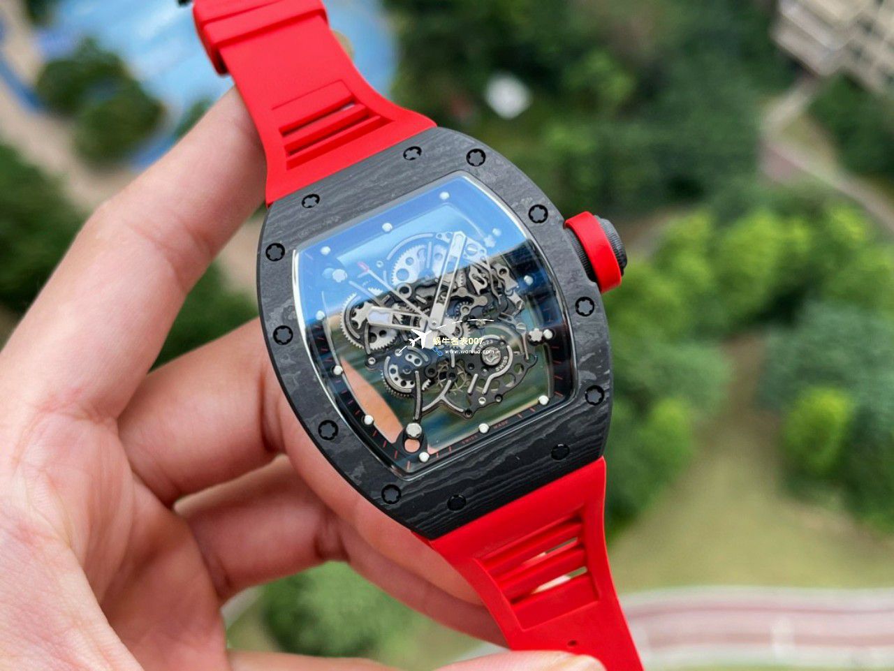 BBR Factory 一比一复刻高仿 RICHARD MILLE RM055一体 Movement 手表/六点位飞轮可转 / BBRRMO55