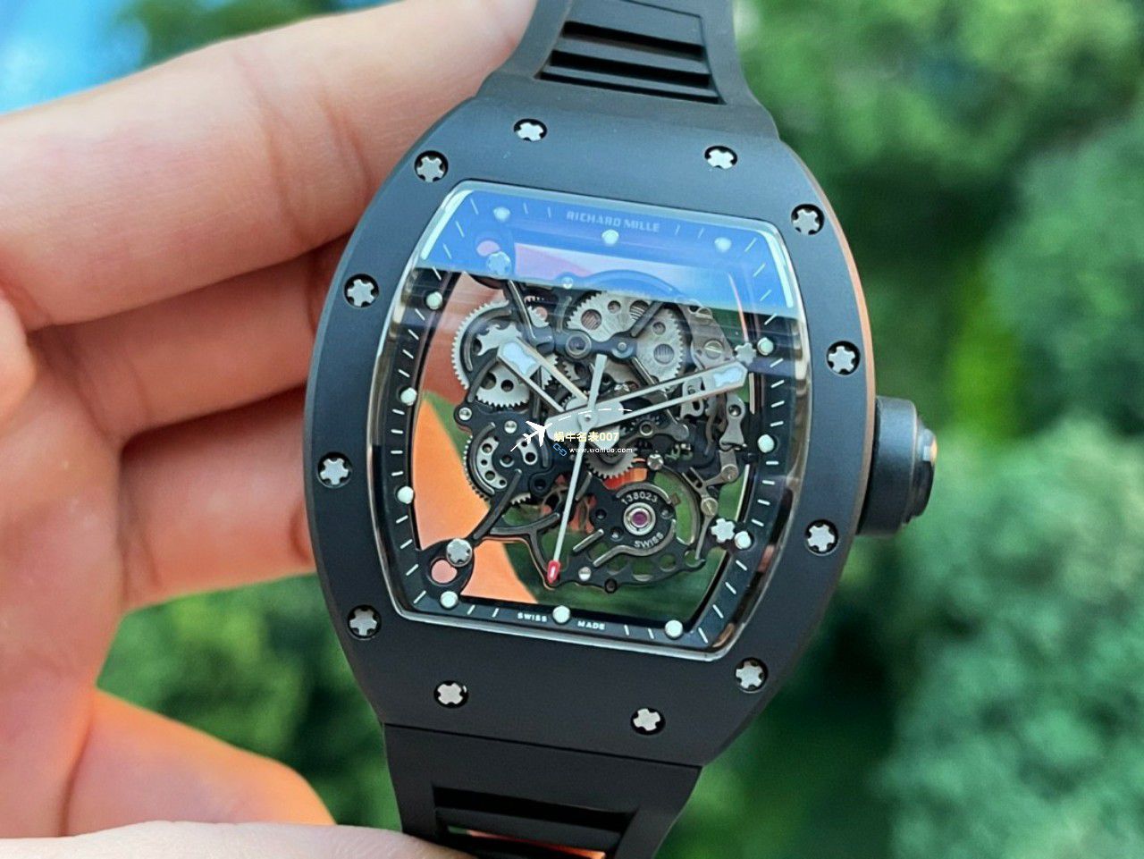 BBR Factory 一比一复刻高仿 RICHARD MILLE RM055一体 Movement 手表/六点位飞轮可转 / BBRRMO55