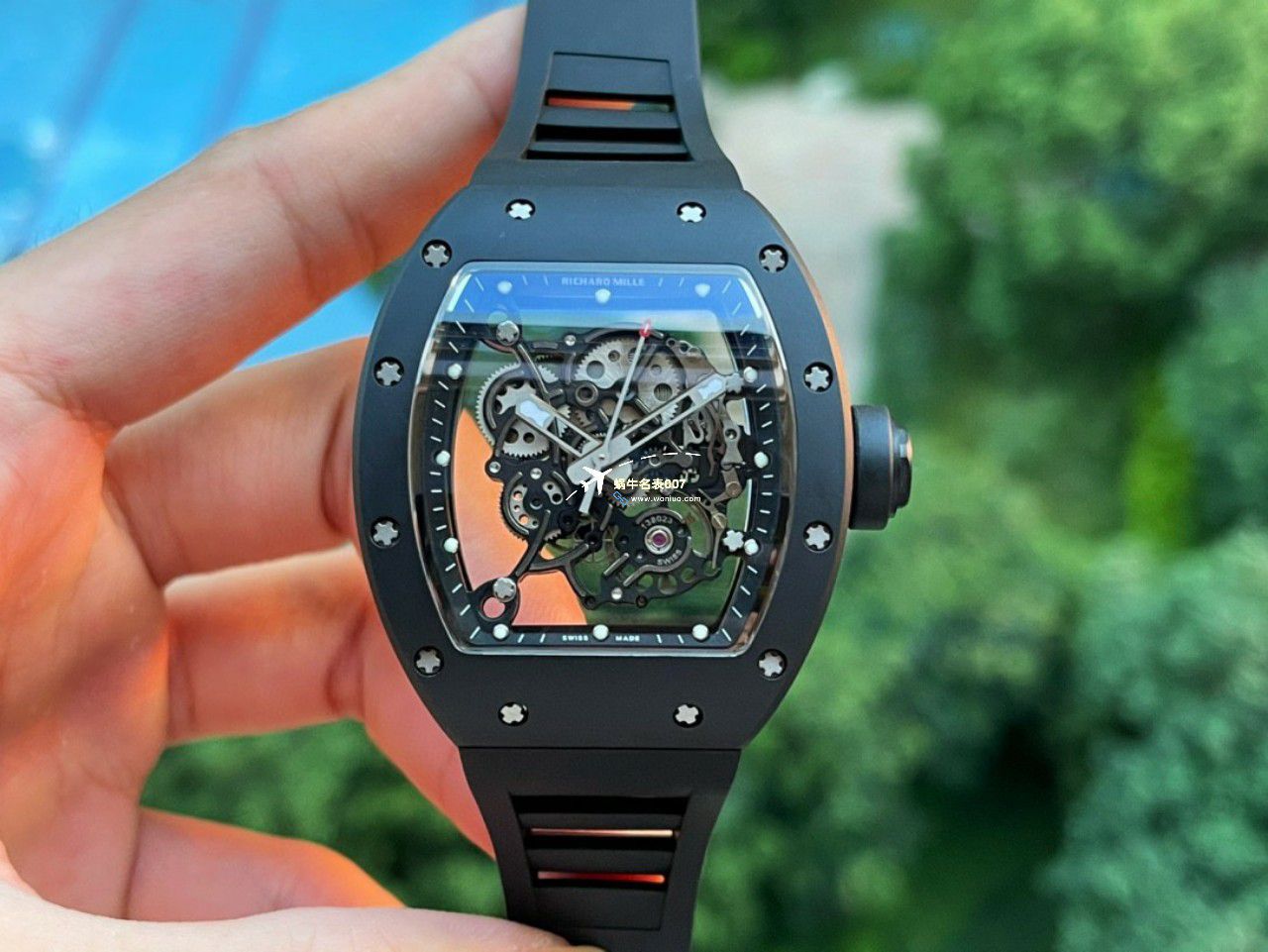 BBR Factory 一比一复刻高仿 RICHARD MILLE RM055一体 Movement 手表/六点位飞轮可转 / BBRRMO55