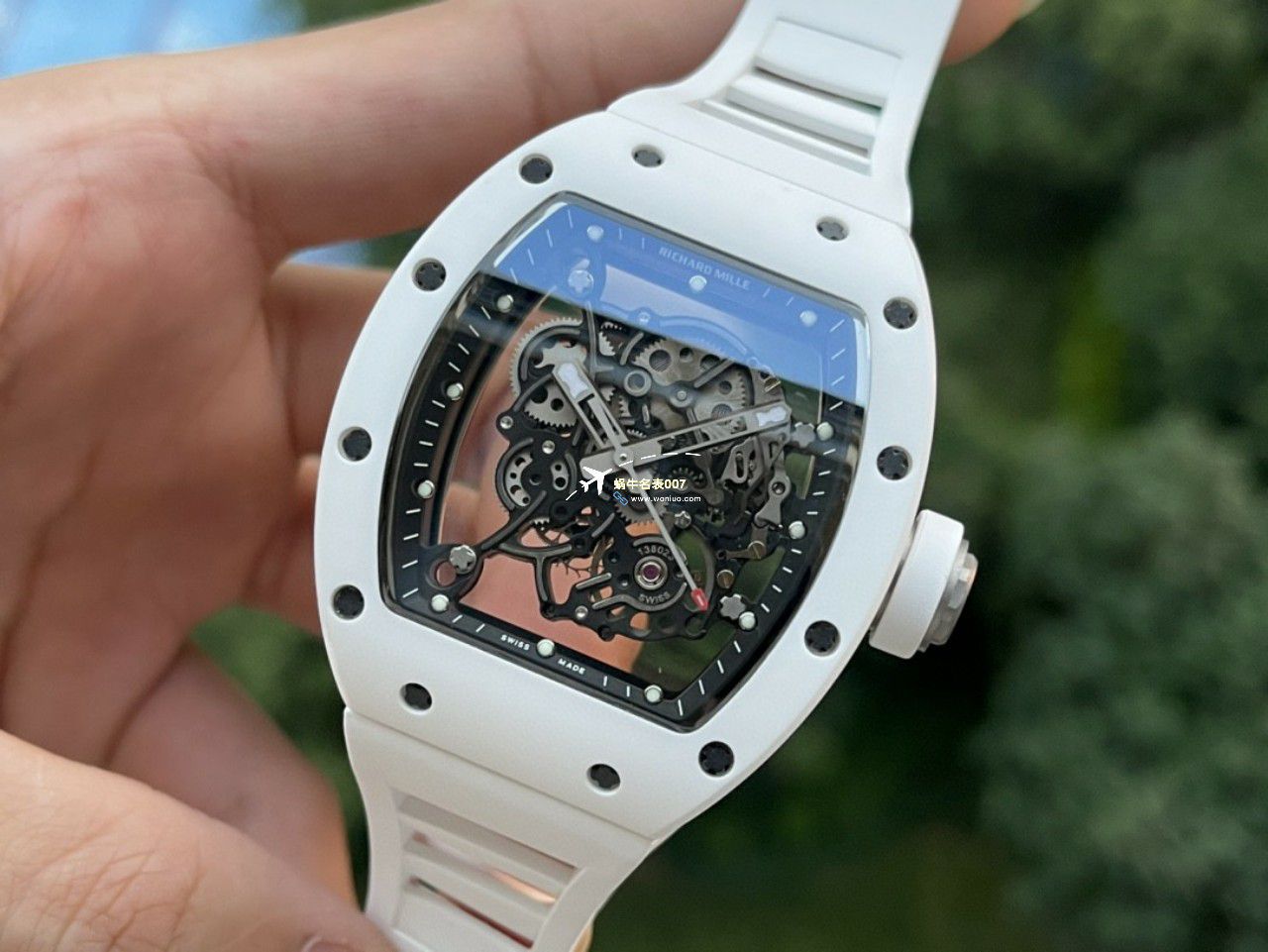 BBR Factory 一比一复刻高仿 RICHARD MILLE RM055一体 Movement 手表/六点位飞轮可转 / BBRRMO55