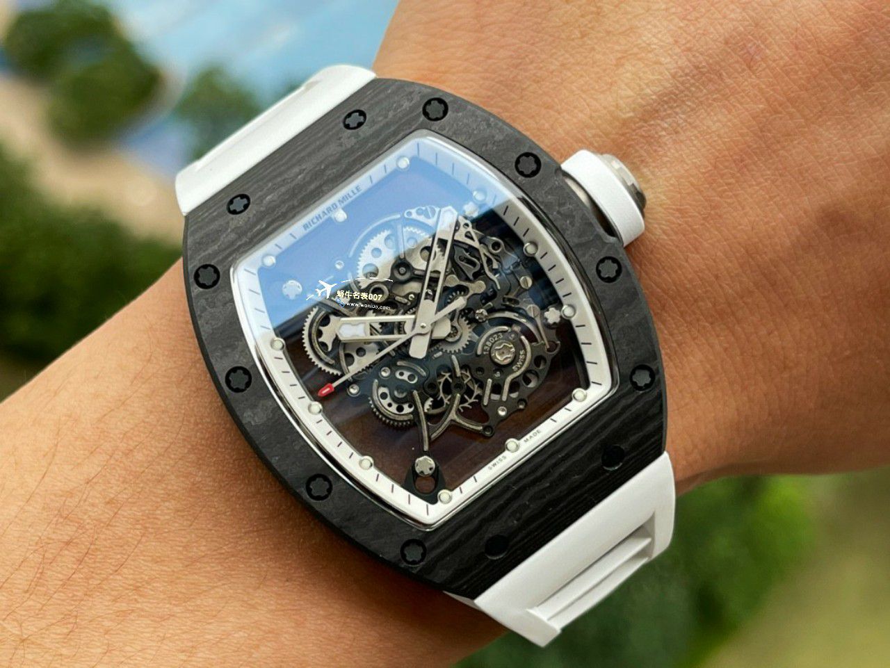 BBR Factory 一比一复刻高仿 RICHARD MILLE RM055一体 Movement 手表/六点位飞轮可转 / BBRRMO55